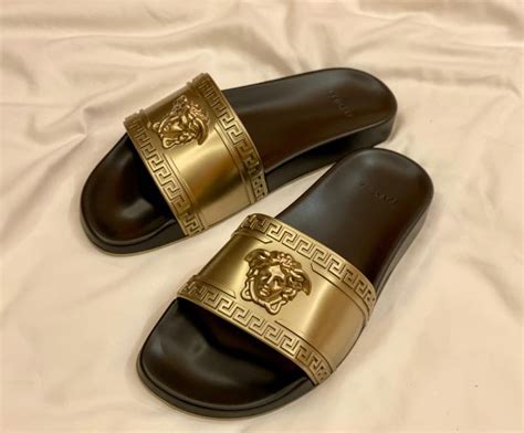 versace slippers saks.